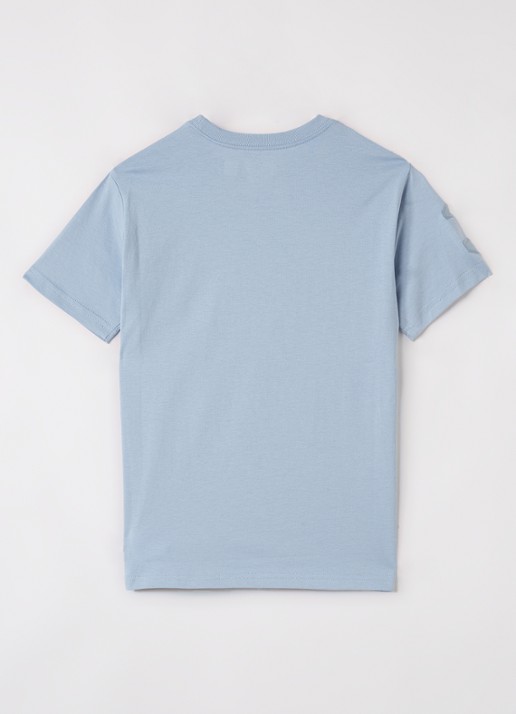 Ralph Lauren T-shirt met logoborduring - voorkant 2 blauw