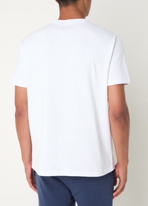 Ralph Lauren T-shirt met logoborduring  - achterkant white / wit