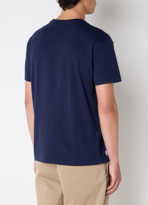 Ralph Lauren T-shirt met logoborduring - achterkant 3 cruise navy / donkerblauw