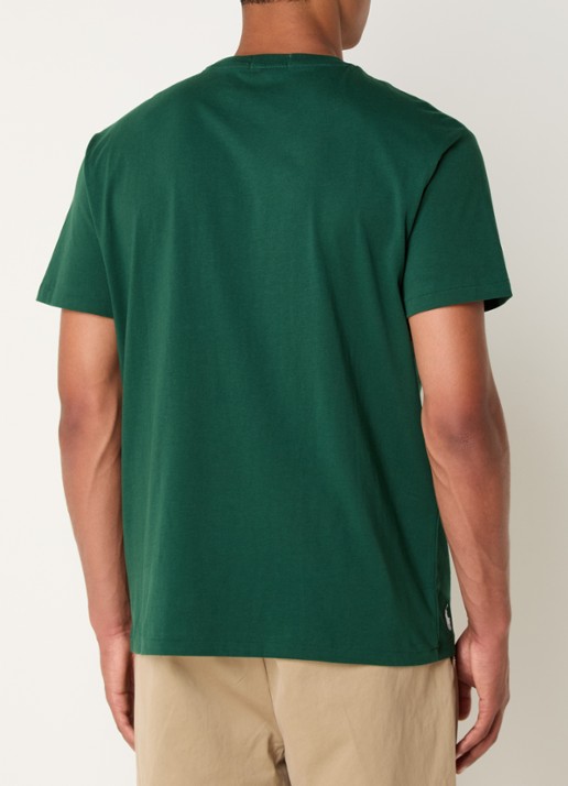 Ralph Lauren T-shirt met logoborduring - achterkant vintage pine / donkergroen