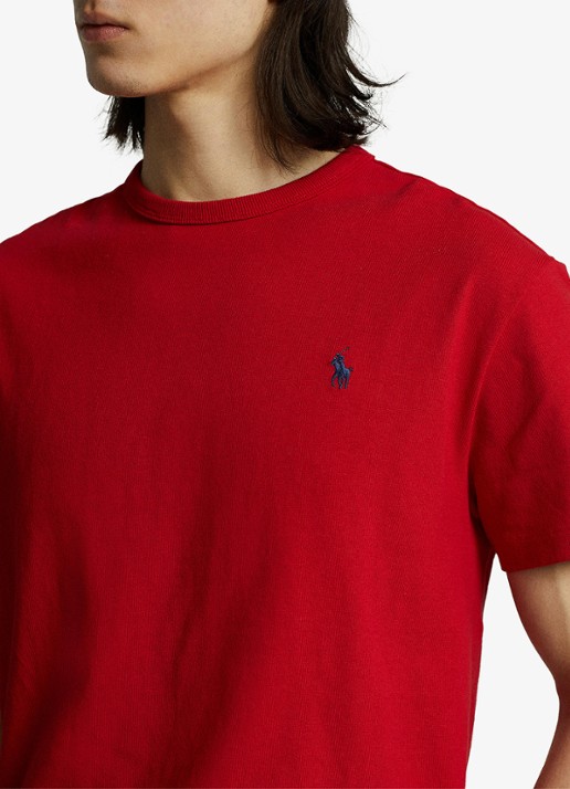 Ralph Lauren T-shirt met logoborduring  - detail 2 rl 2000 red / rood