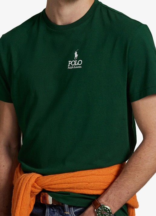 Ralph Lauren T-shirt met logoborduring - detail 2 new forest / donkergroen