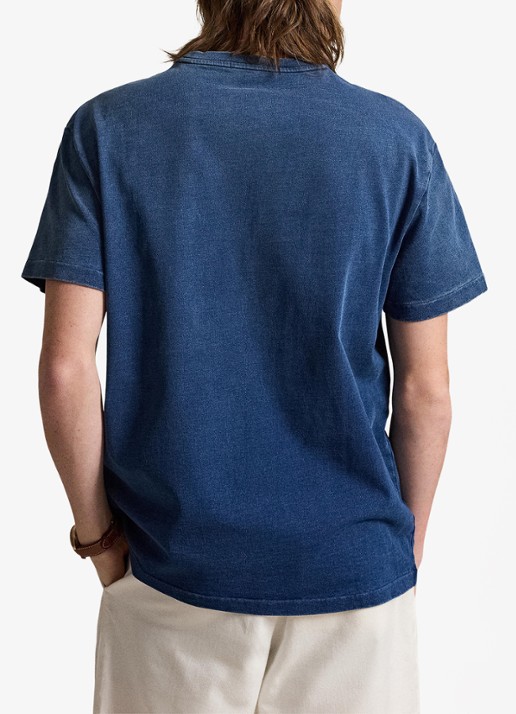 Ralph Lauren T-shirt met logoborduring - achterkant 5 newport bear-dark indigo / indigo