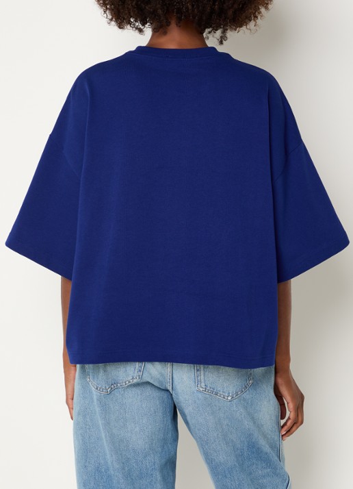 Ralph Lauren T-shirt met logoprint - achterkant 4 royalblauw