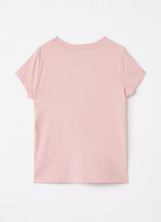 Ralph Lauren T-shirt met logoprint - voorkant 2 roze