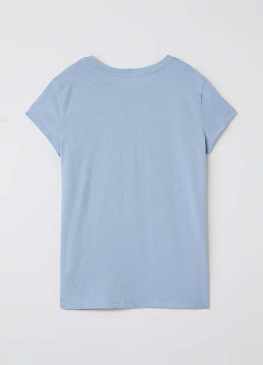 Ralph Lauren T-shirt met logoprint - voorkant 2 lichtblauw