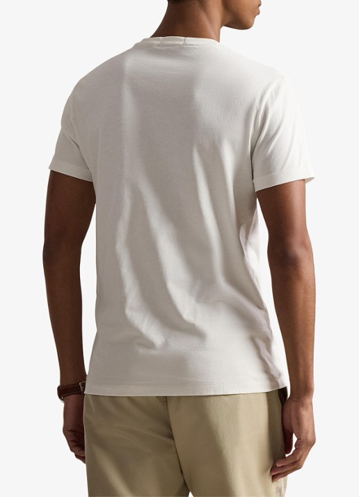 Ralph Lauren T-shirt met print - achterkant 3 nevis hudsn valley / wit