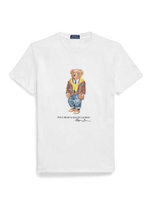 Ralph Lauren T-shirt met print - voorkant nevis hudsn valley / wit