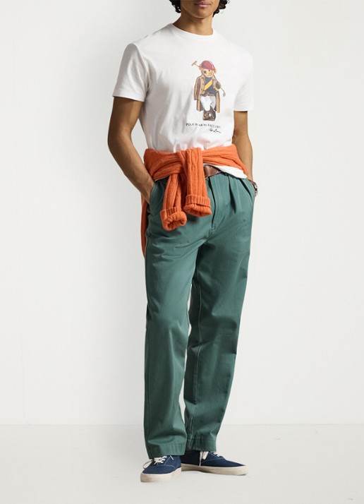Ralph Lauren T-shirt met print - voorkant 4 white society / wit