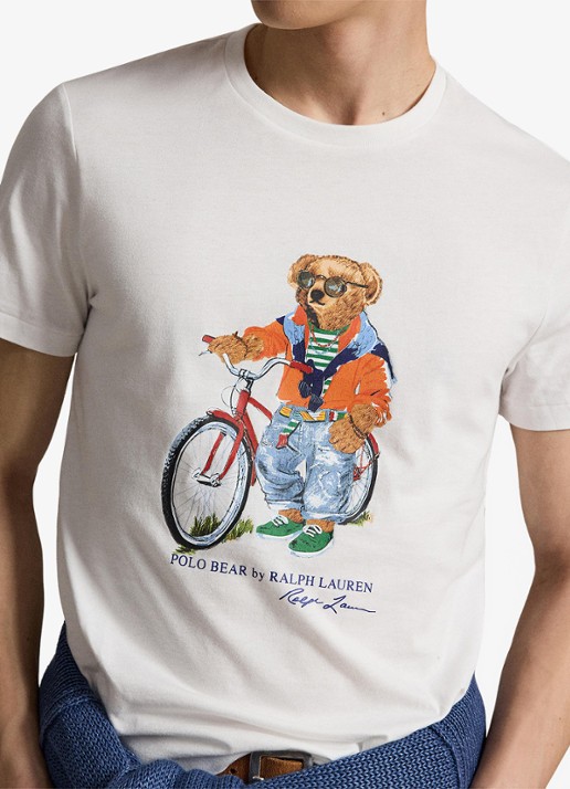 Ralph Lauren T-shirt met print - detail 3 white-summer bear-zyh8