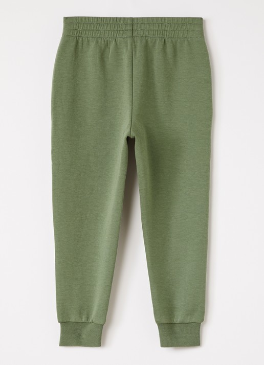 Ralph Lauren Tapered fit joggingbroek met logoborduring - voorkant 3 legergroen