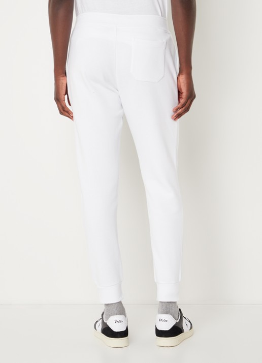 Ralph Lauren Tapered fit joggingbroek met logoborduring - achterkant 5 white / wit