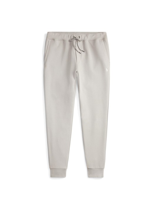 Ralph Lauren Tapered fit joggingbroek met logoborduring - voorkant 4 soft grey