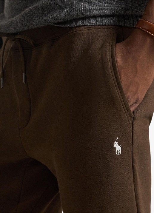 Ralph Lauren Tapered fit joggingbroek met logoborduring - detail 5 nutmeg brown