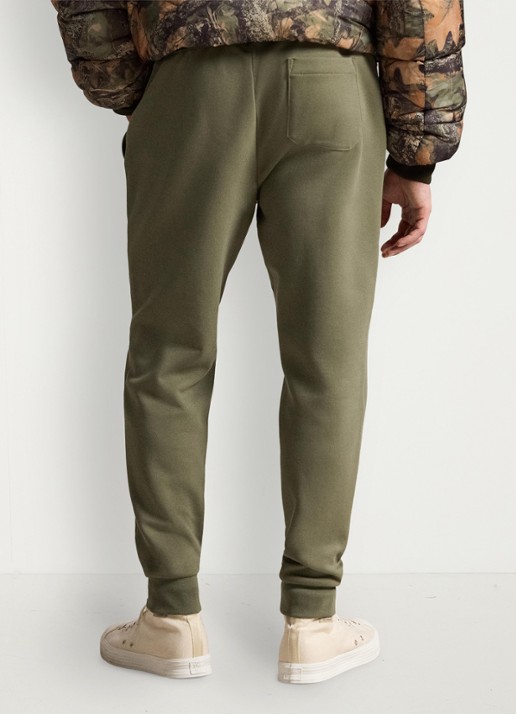 Ralph Lauren Tapered fit joggingbroek met logoborduring - achterkant 4 cruise olive / groen