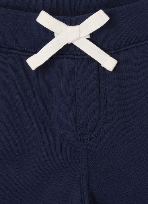 Ralph Lauren Tapered fit joggingbroek met logoborduring - detail donkerblauw