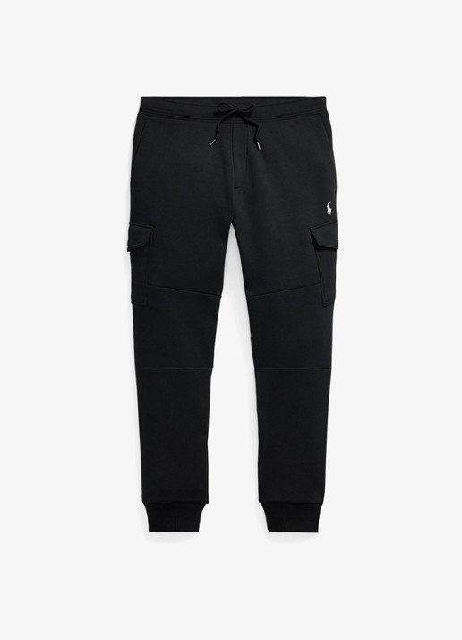 Ralph Lauren Tapered fit joggingbroek met steekzakken - voorkant 3 polo black / zwart