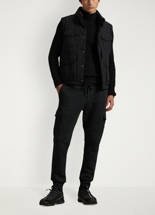 Ralph Lauren Tapered fit joggingbroek met steekzakken - voorkant 4 polo black / zwart