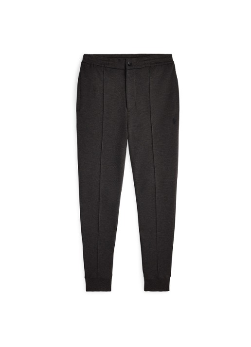 Ralph Lauren Tapered fit joggingbroek met steekzakken - voorkant 4 dark charcoal / donkergrijs