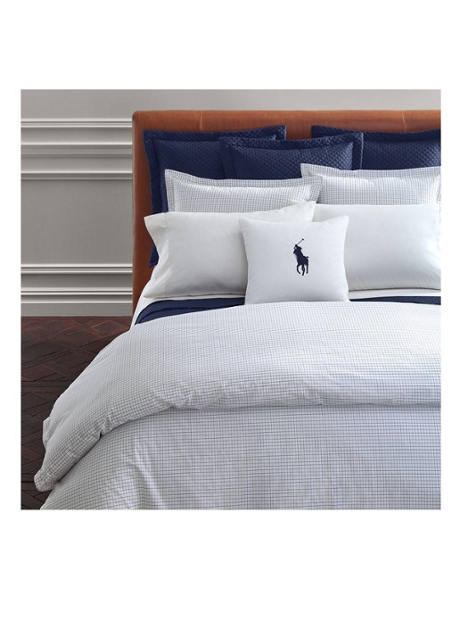 Ralph Lauren TATTERSA NavyWhi     Fitted sh - detail wit
