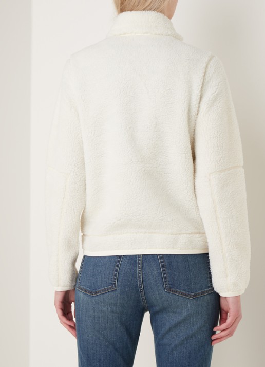 Ralph Lauren Teddy jack met ritszakken - achterkant gebroken wit