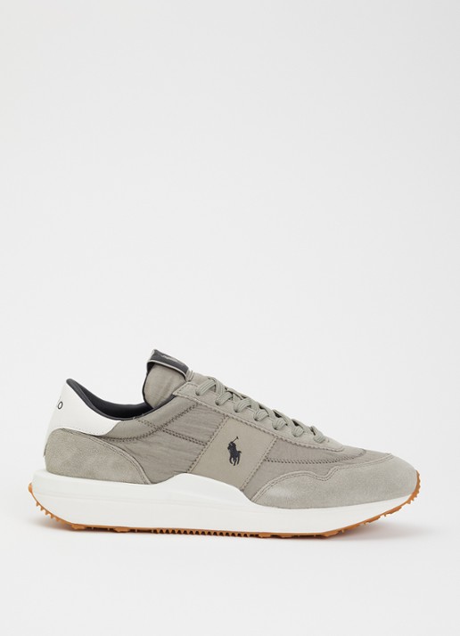 Ralph Lauren Train 89 sneaker met suède en leren details