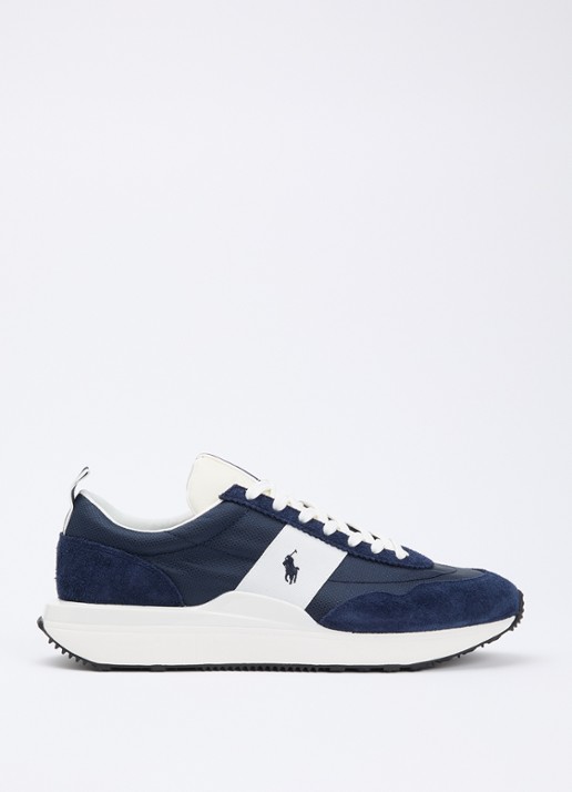 Ralph Lauren Train sneaker met suède details