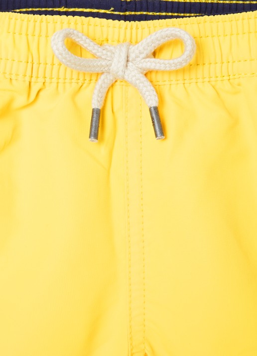 Ralph Lauren Traveler zwembroek met steekzakken en logo - detail 3 geel