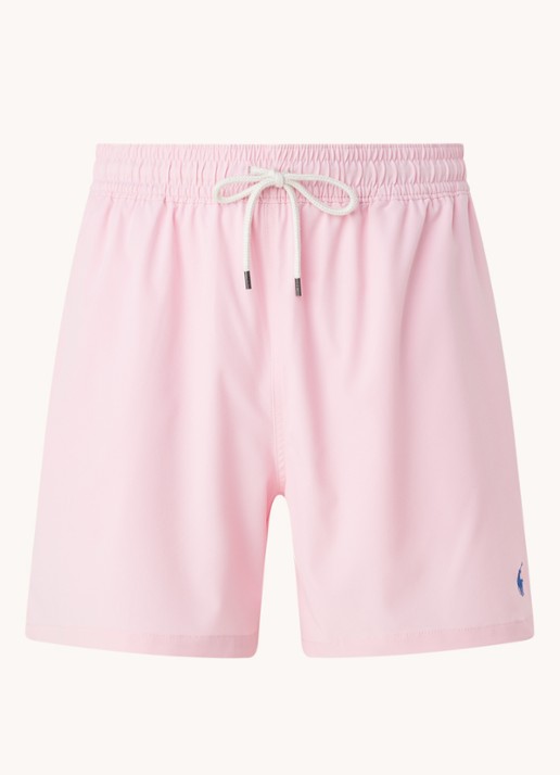 Ralph Lauren Traveler zwembroek met steekzakken - voorkant roze