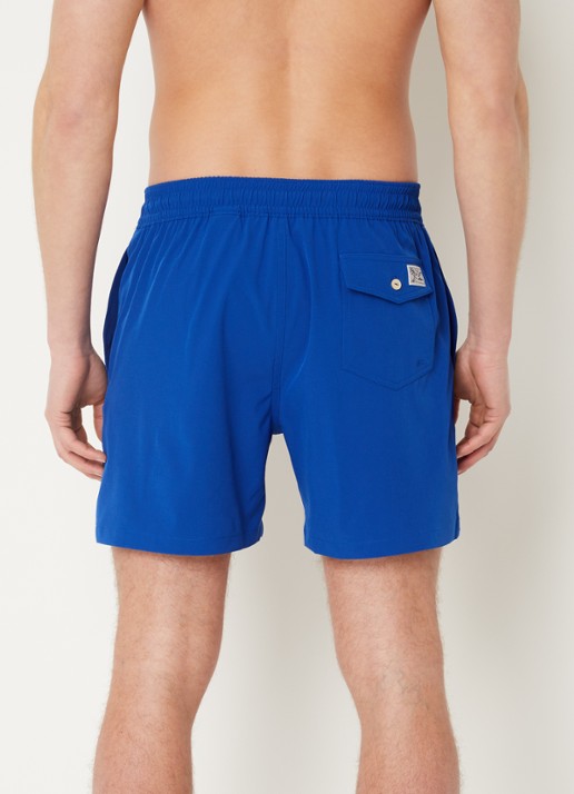 Ralph Lauren Traveler zwemshorts met logoborduring - achterkant 4 kobaltblauw