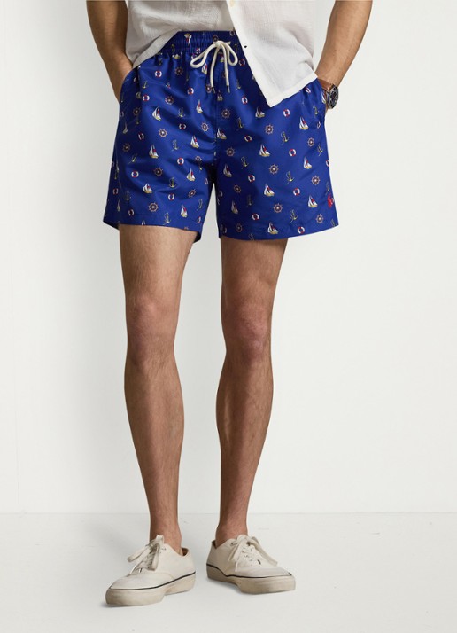 Ralph Lauren Traveler zwemshorts met print