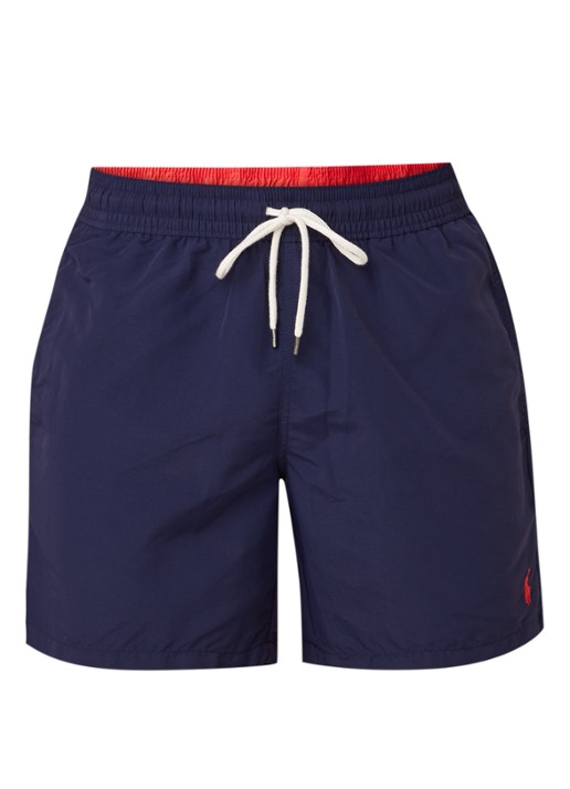 Ralph Lauren Traveller zwemshorts met logoborduring - voorkant 3 donkerblauw