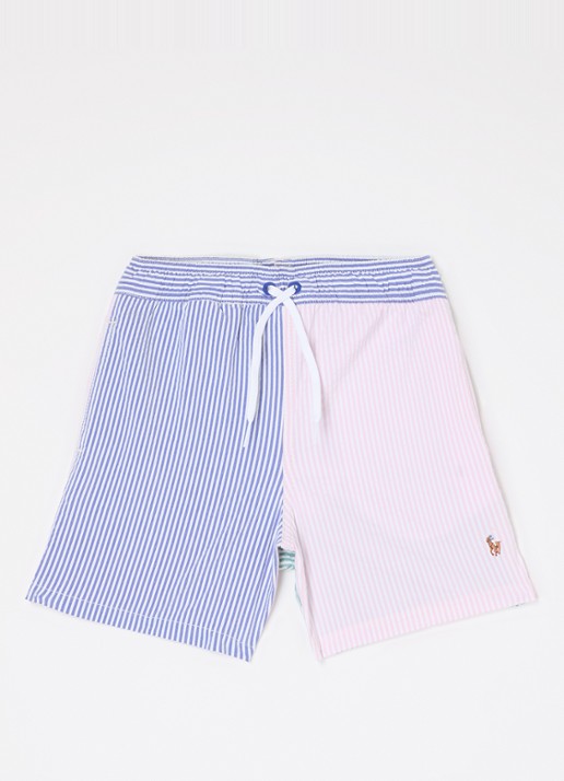 Ralph Lauren Travlr zwemshorts met logo - voorkant roze