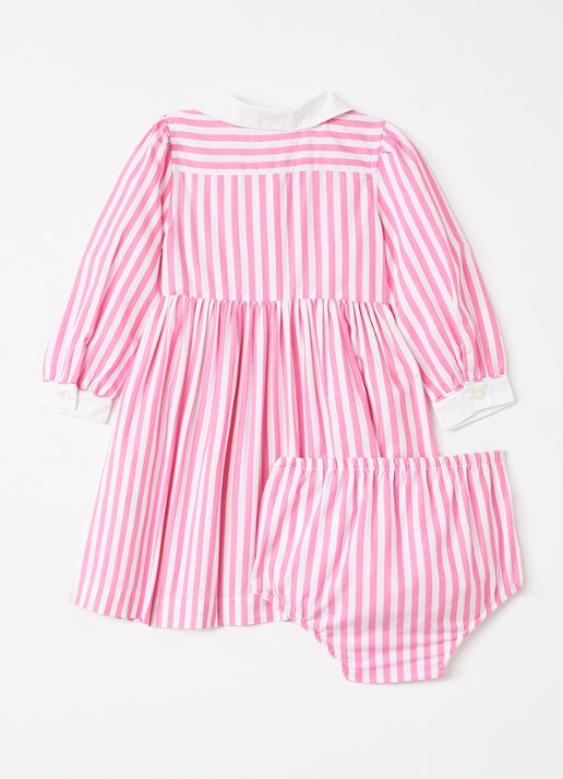 Ralph Lauren Tuniekjurk met bloomer - voorkant 2 roze