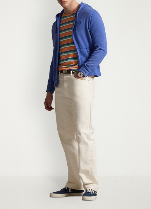 Ralph Lauren Vest met logoborduring en capuchon - voorkant 5 modern royal-34yb
