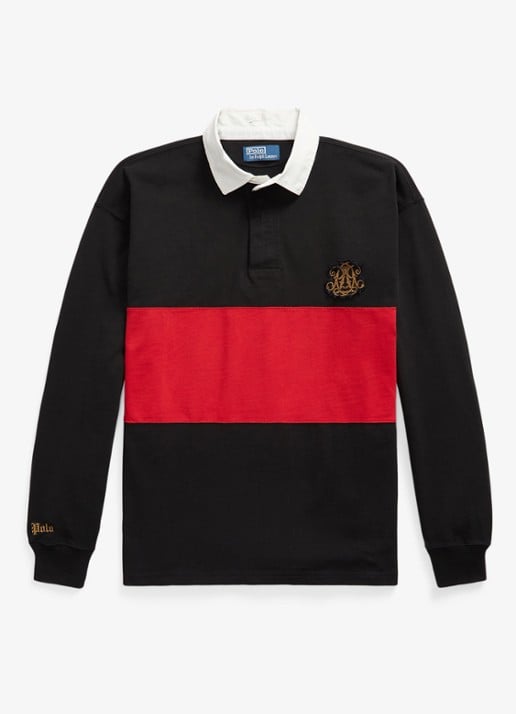 Ralph Lauren Vintage Fit longsleeve met polokraag