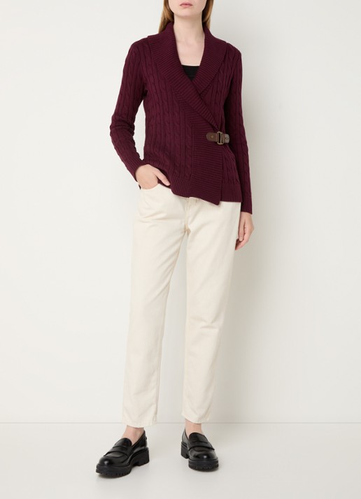 Ralph Lauren W SWEATERS - voorkant 3 bruin