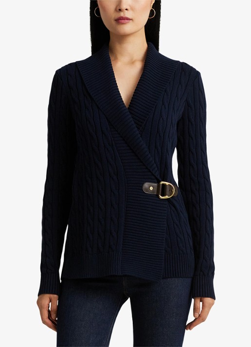 Ralph Lauren W SWEATERS - detail donkerblauw