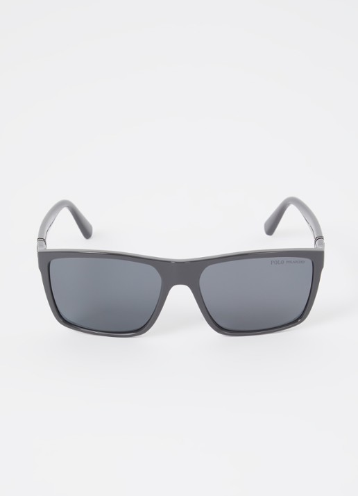 Ralph Lauren Wayfarer zonnebril PH4133   - detail 2 zwart