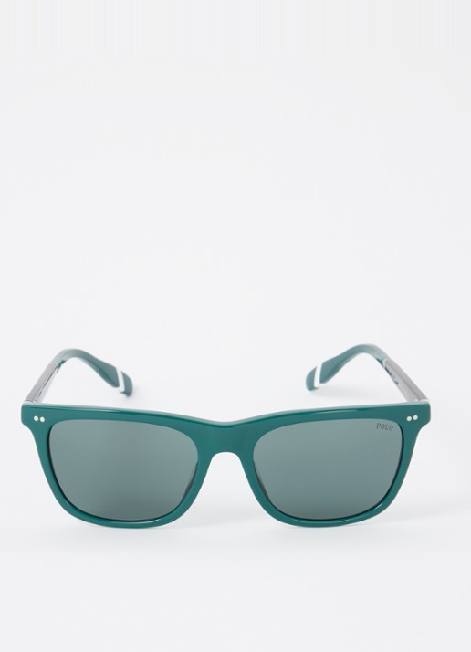 Ralph Lauren Wayfarer zonnebril PH4205U - detail zeegroen