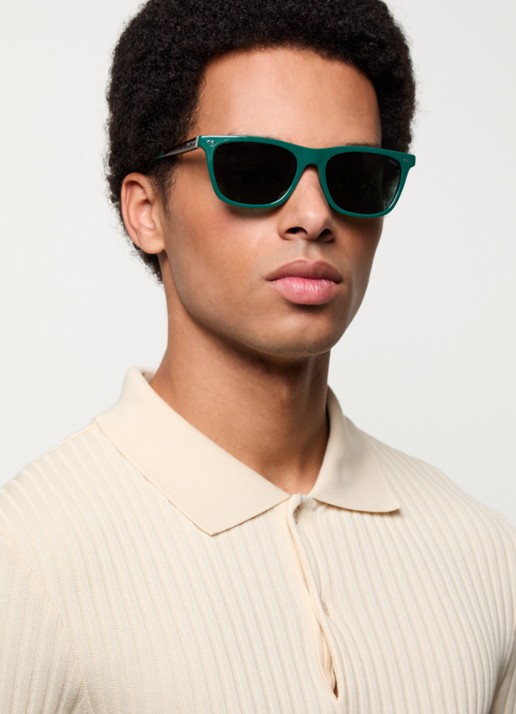 Ralph Lauren Wayfarer zonnebril PH4205U - voorkant 5 zeegroen
