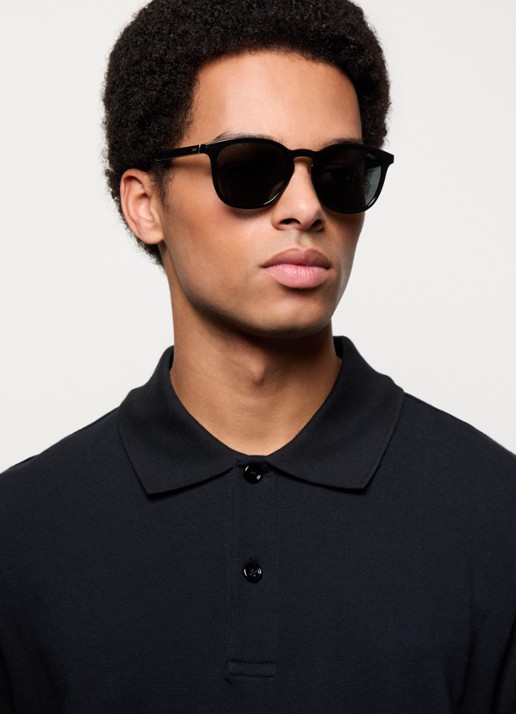 Ralph Lauren Wayfarer zonnebril PH4222U  - voorkant 5 zwart