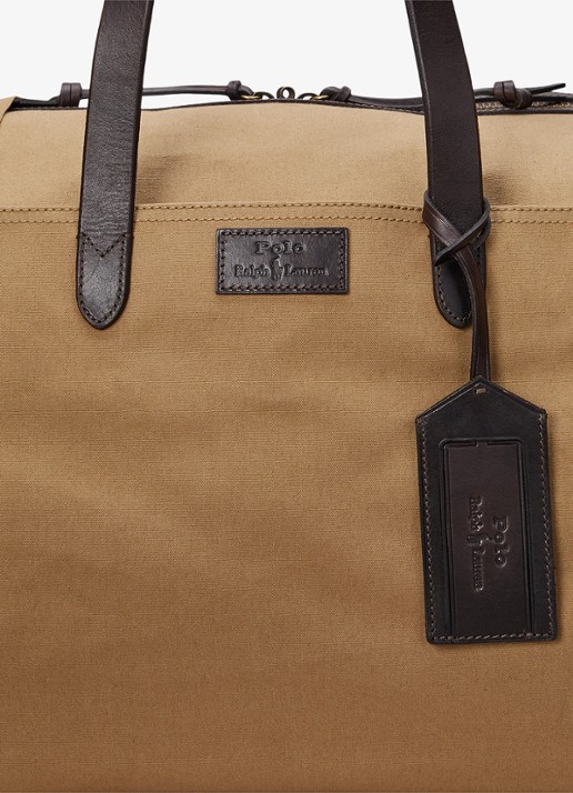 Ralph Lauren Weekendtas met logo - detail 5 montana khaki / khaki