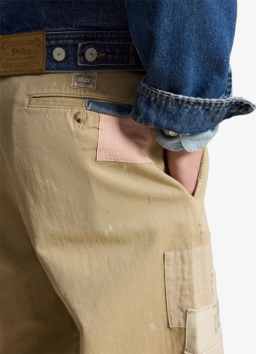 Ralph Lauren Wide fit broek met steekzakken - detail 5 classic tan / camel