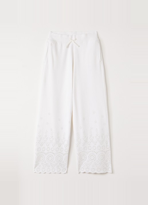 Ralph Lauren Wide fit joggingbroek met broderie