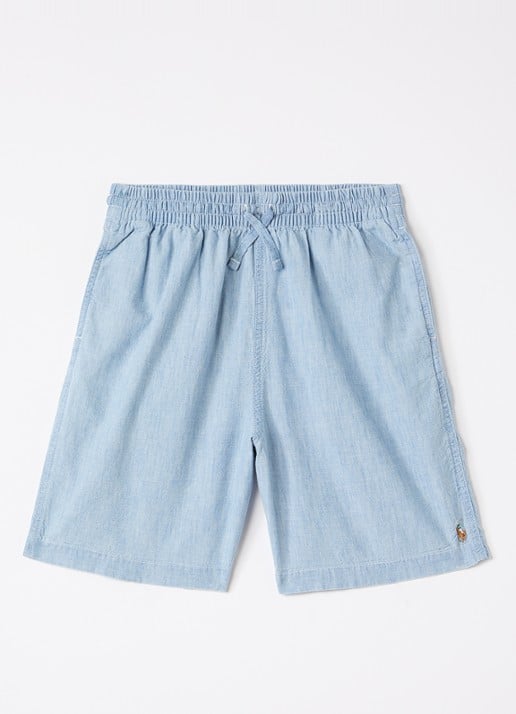 Ralph Lauren Wide fit korte broek met logoborduring