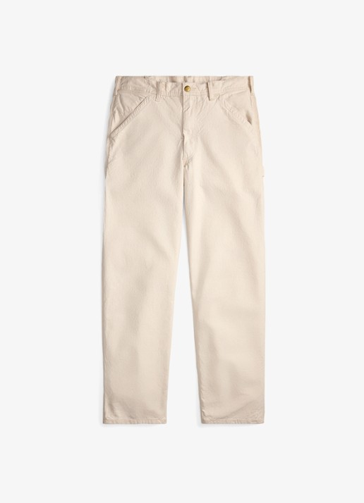 Ralph Lauren Windham straight fit cargobroek met steekzakken - voorkant millstone / beige