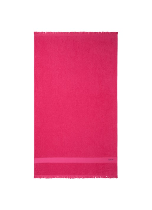 Ralph Lauren Zoe strandlaken - 100 x 170 cm - voorkant fuchsia