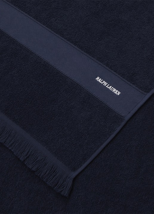 Ralph Lauren Zoe strandlaken - 100 x 170 cm - detail 3 donkerblauw