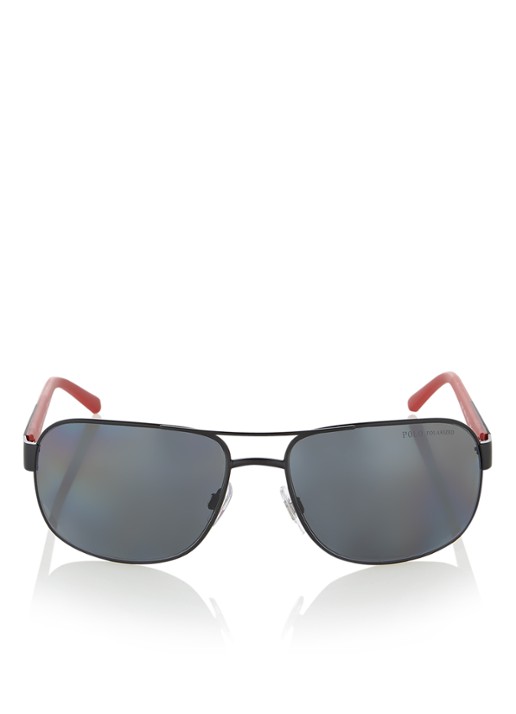 Ralph Lauren Zonnebril gepolariseerd PH3093 - voorkant 4 zwart